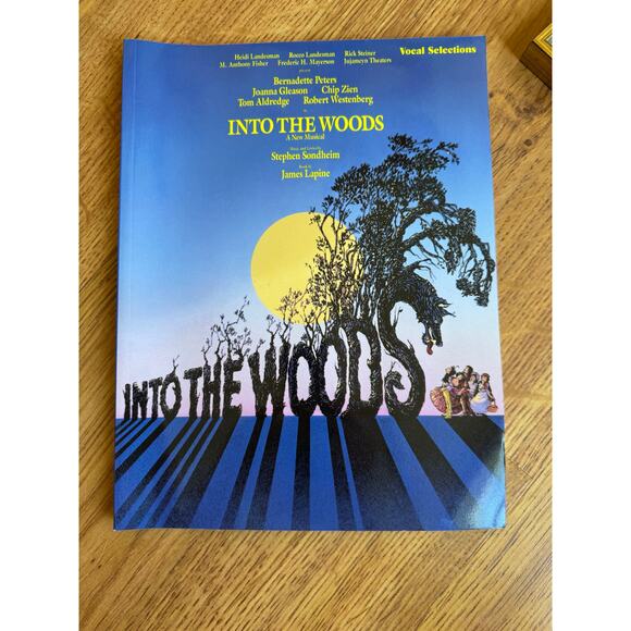 Into the Woods Vocal Selections, Stephen Sondheim 1988 Sheet Music Song Book - Picture 1 of 3